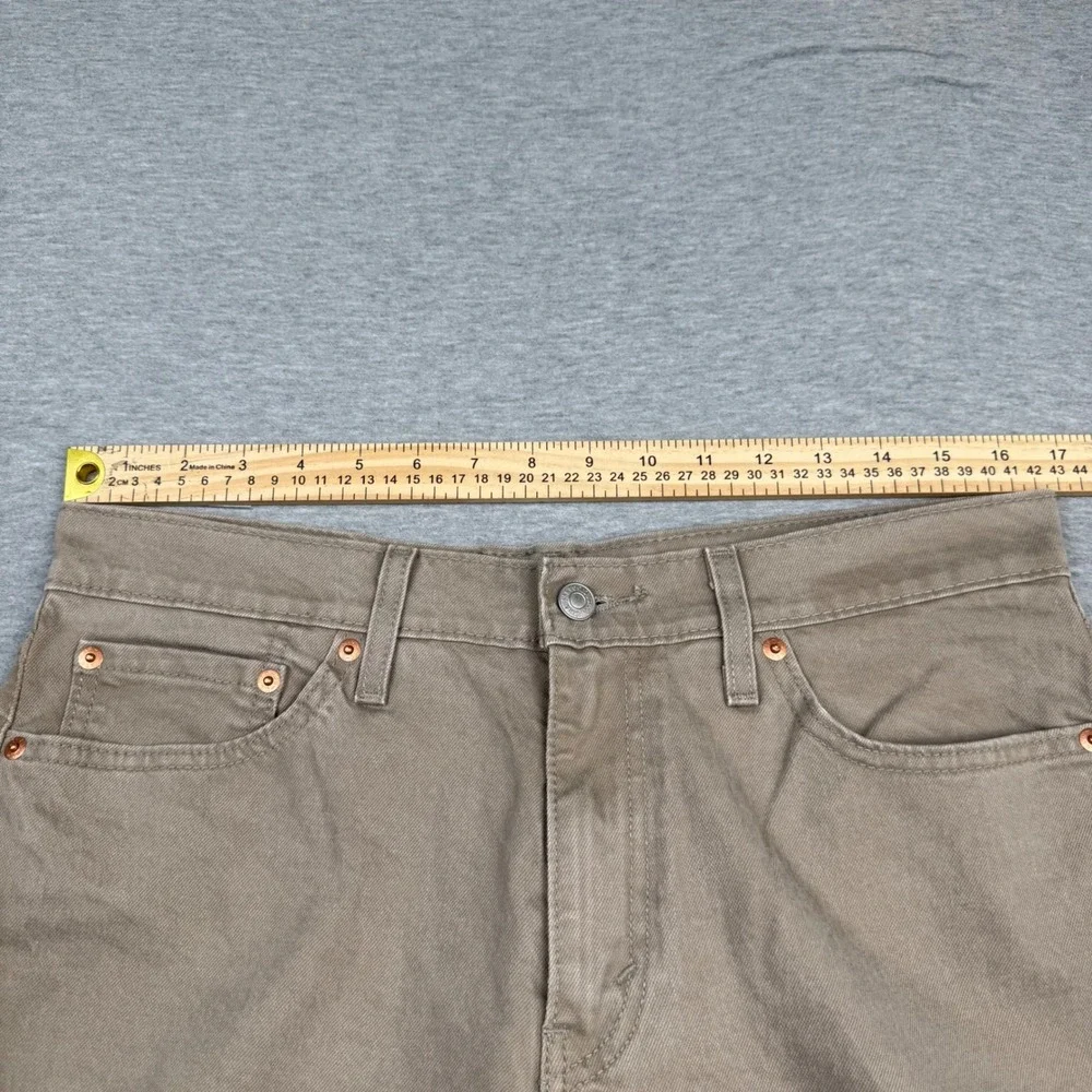 Levis 511 Slim Fit Pants Mens 33x32 Tan Khaki Stretch Cotton 04511-5878
